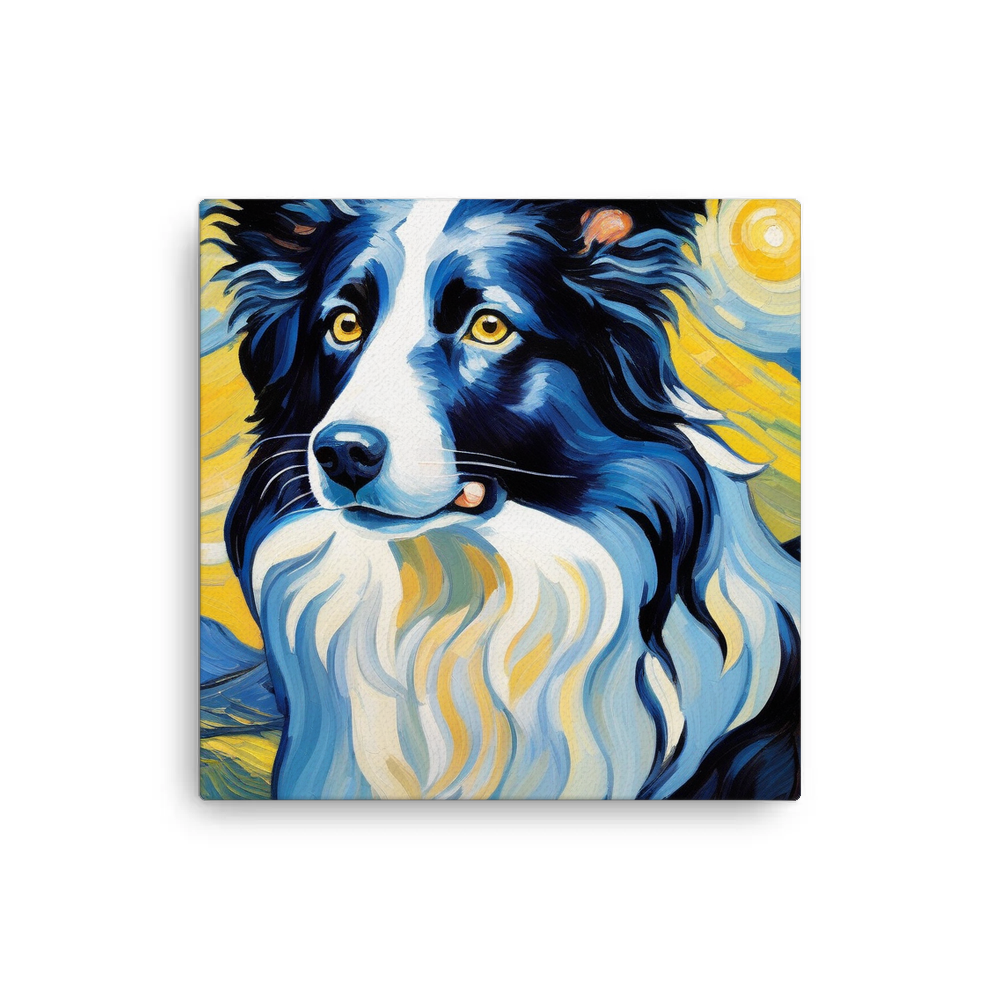 PugMug Custom Border Collie Canvas