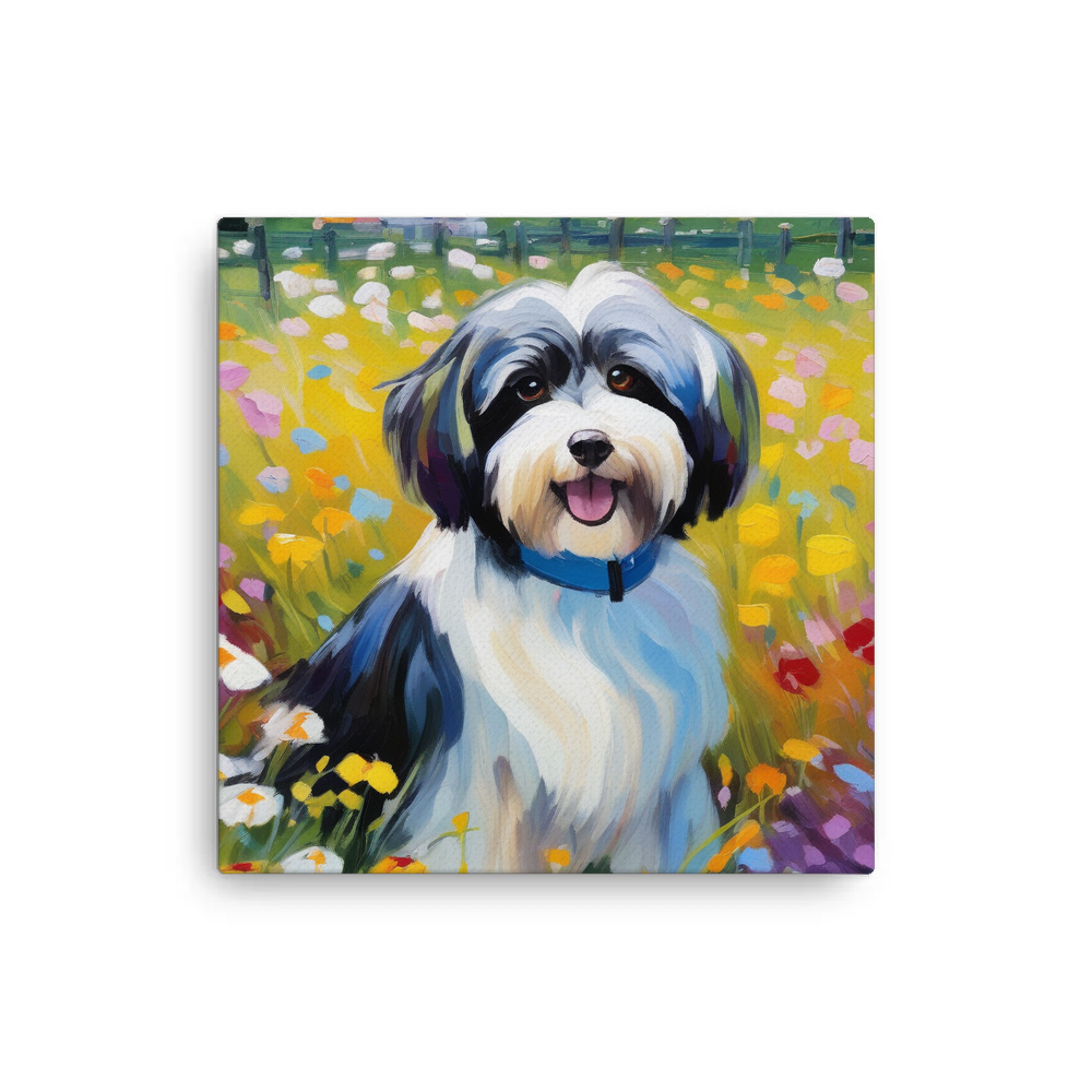 PugMug Custom Black-and-white Havanese Dog Canvas