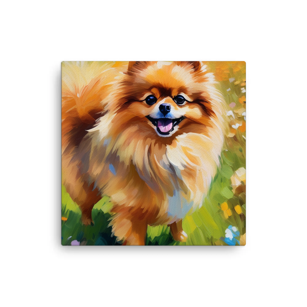 PugMug Custom Tan Pomeranian Canvas