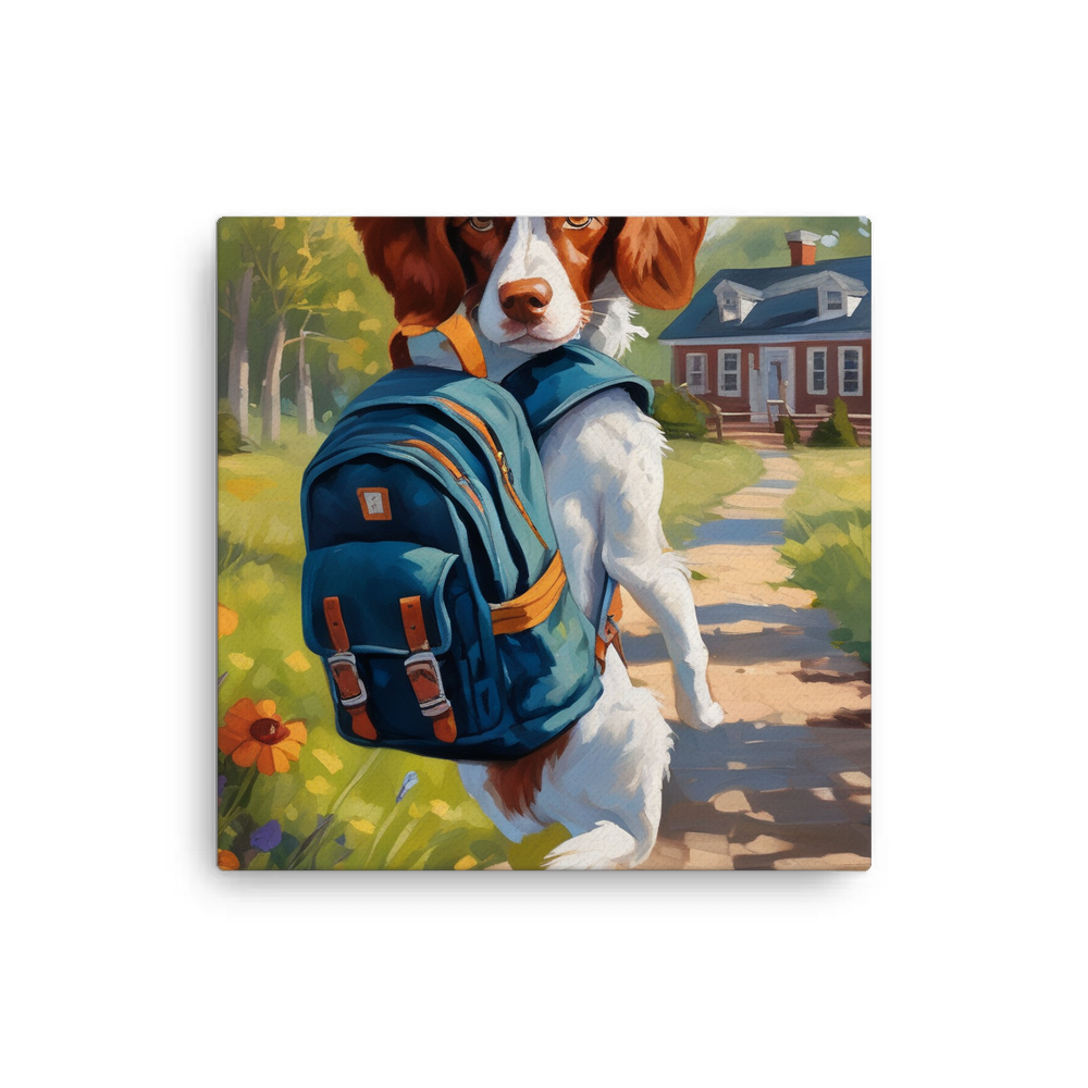 PugMug Custom Brittany Dog Canvas