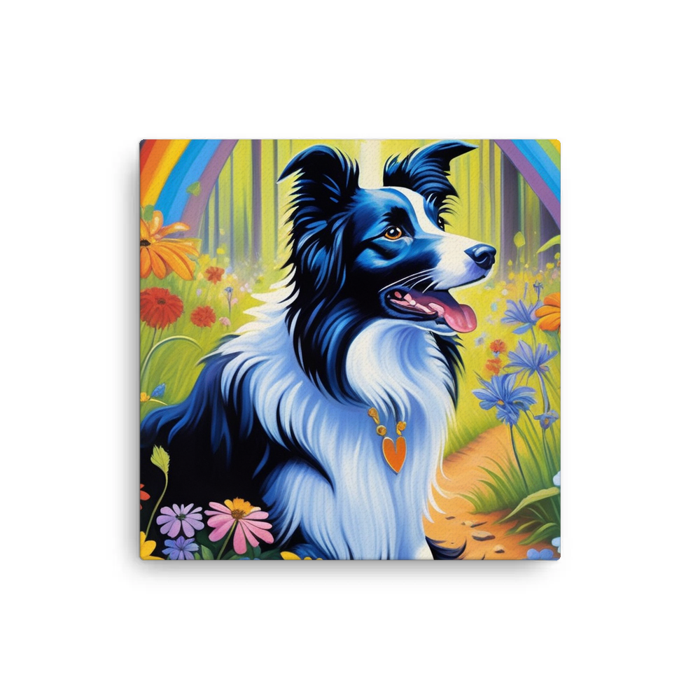 PugMug Custom Border Collie Canvas