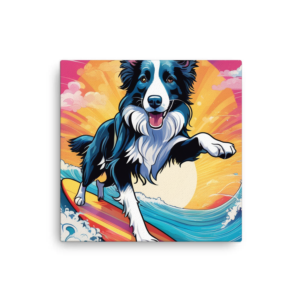 PugMug Custom Border Collie Canvas