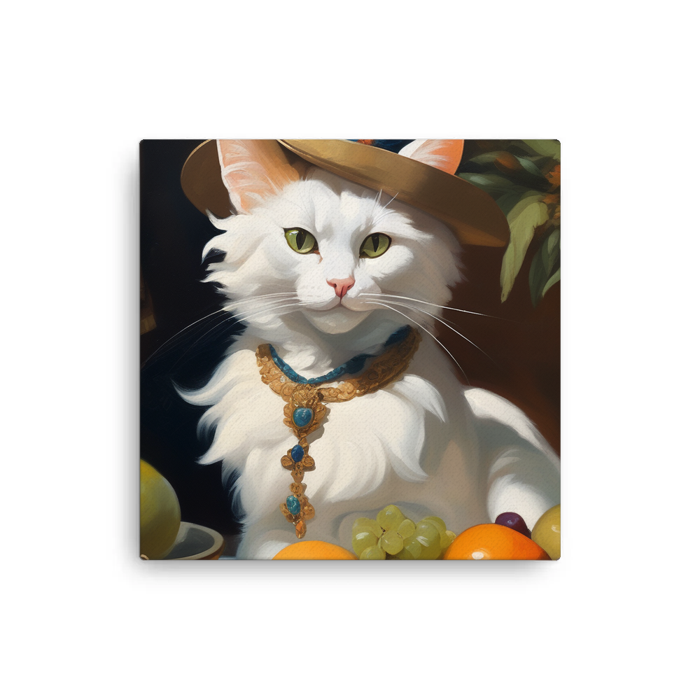 PugMug Custom White Exotic Cat Canvas