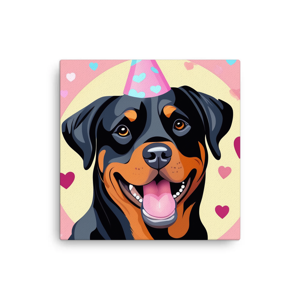 PugMug Custom Rottweiler Canvas