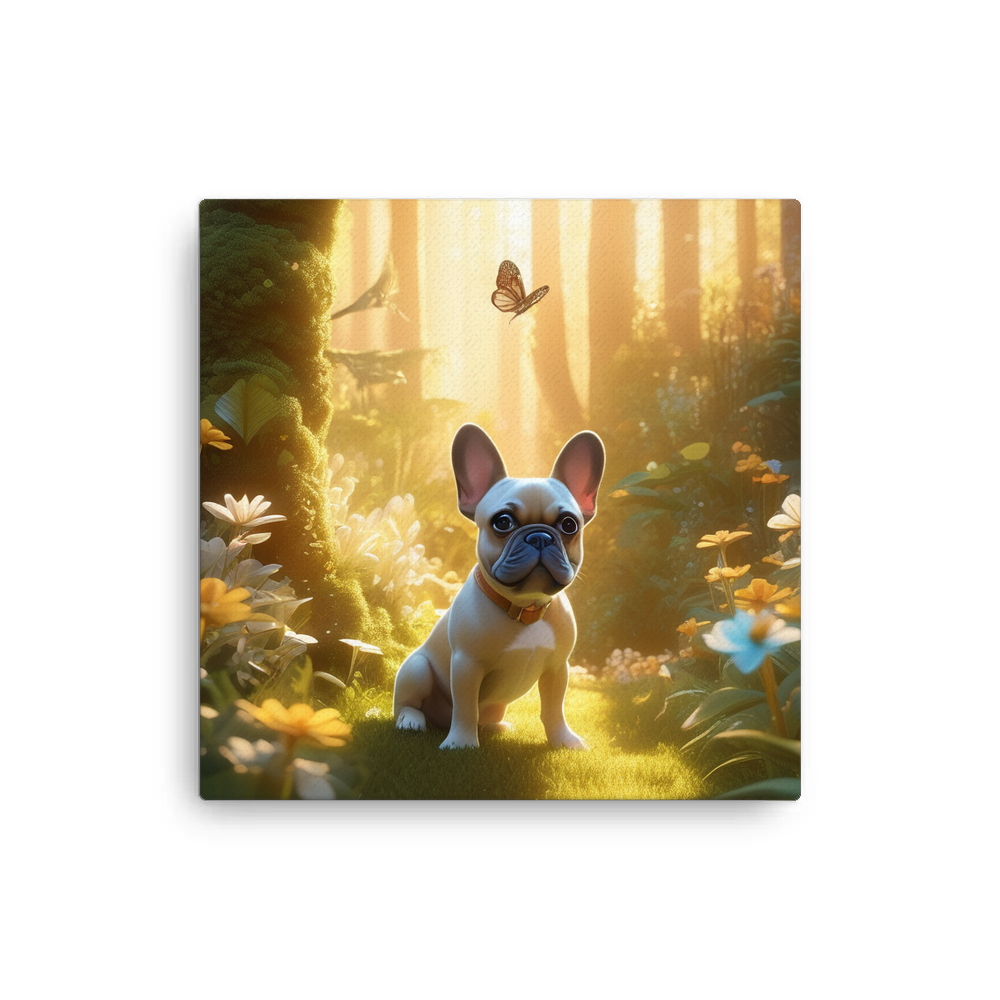 PugMug Custom Tan French Bulldog Canvas