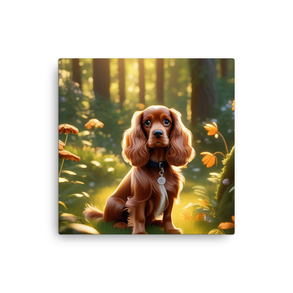PugMug Custom English Cocker Spaniel Canvas