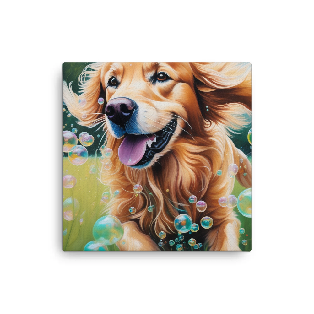 PugMug Custom Golden Retriever Canvas