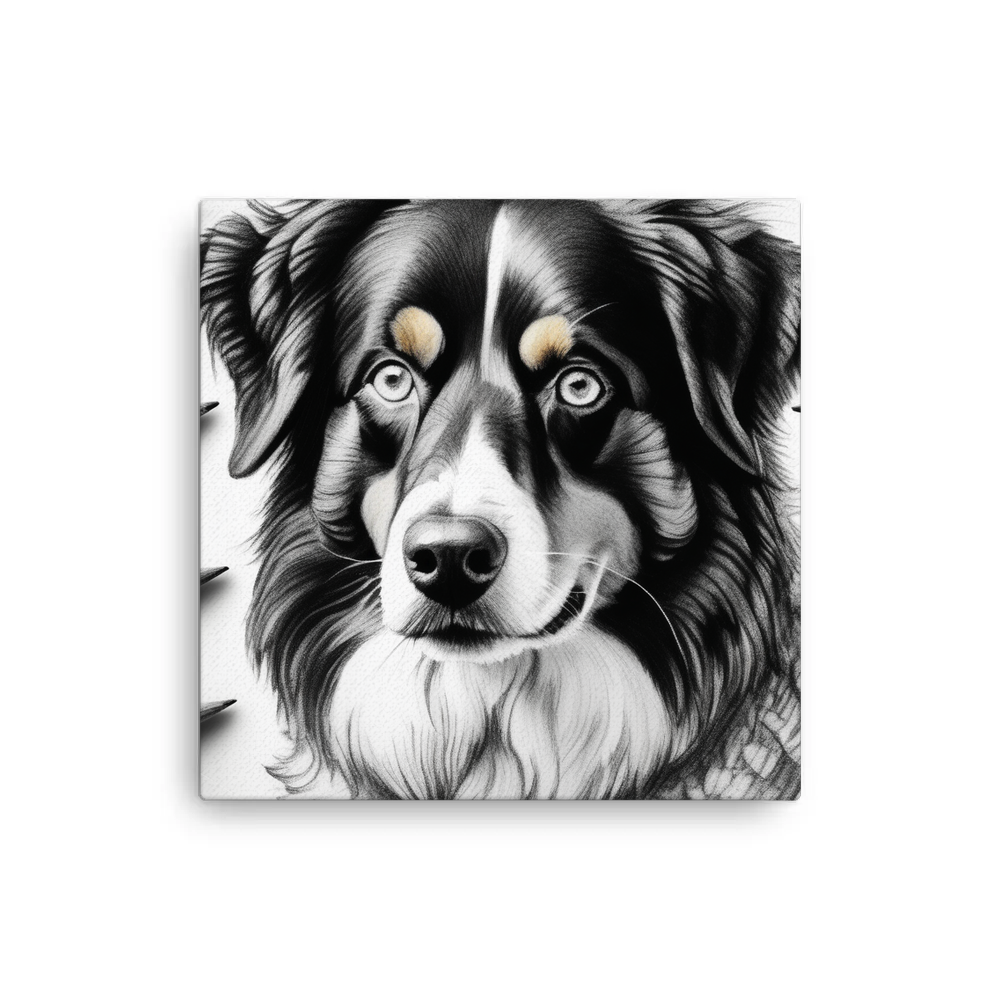 PugMug Custom Miniature American Shepherd Canvas
