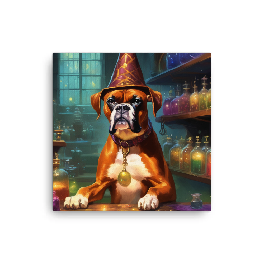 PugMug Custom Boxer Dog Canvas