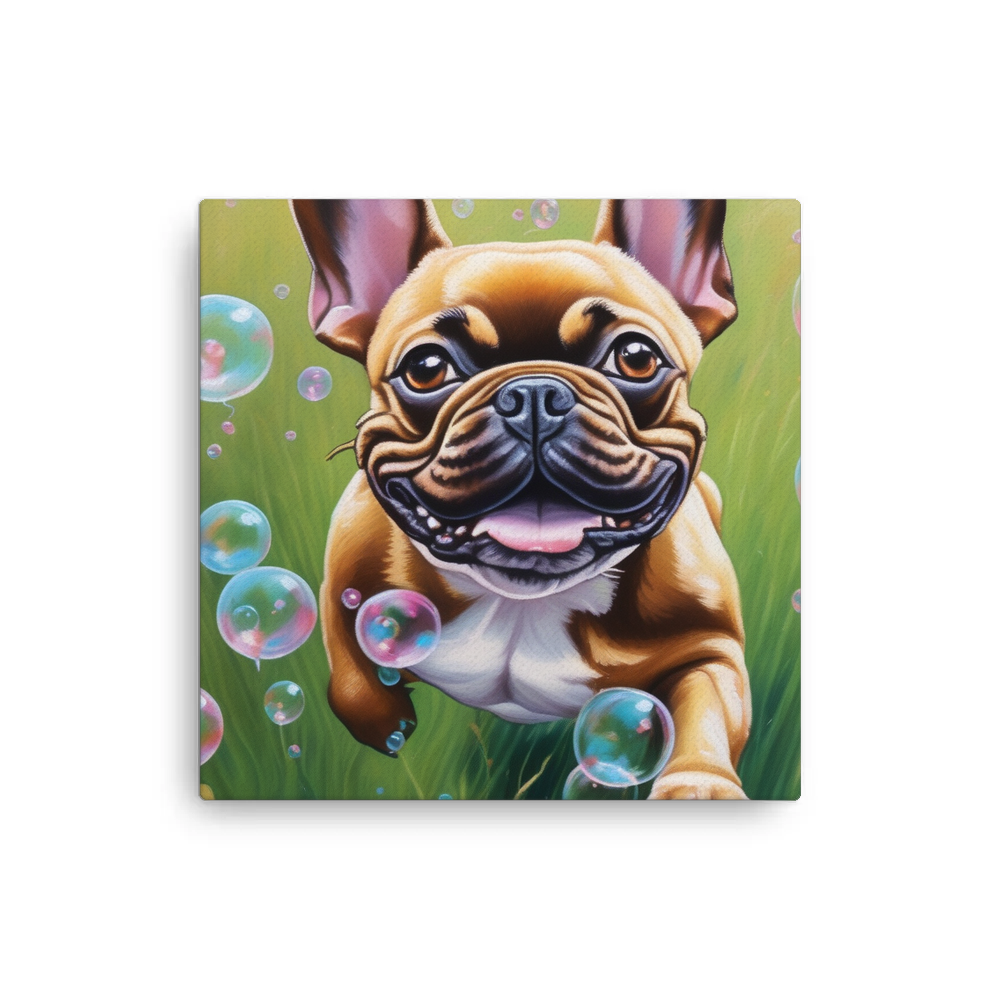 PugMug Custom Tan French Bulldog Canvas