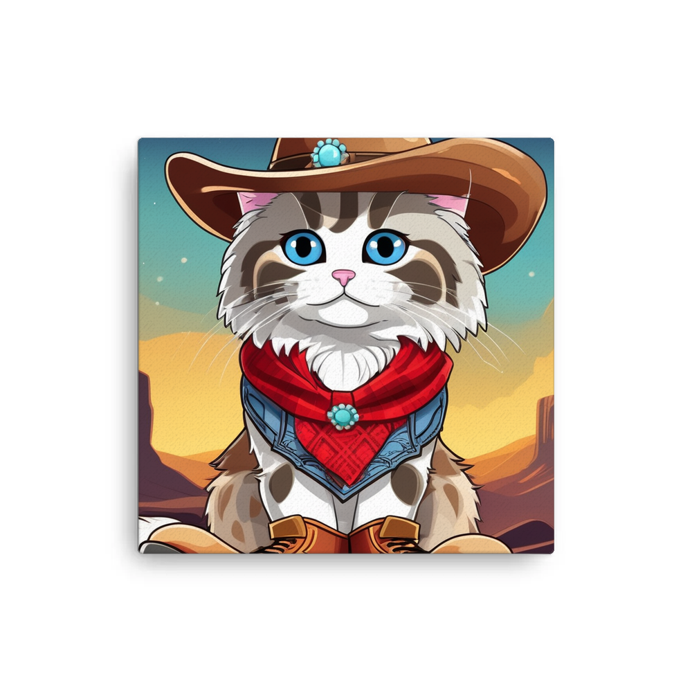 PugMug Custom Tabby Ragdoll Cat Canvas