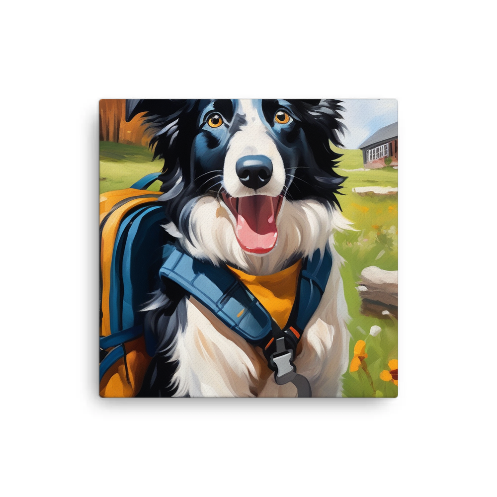 PugMug Custom Border Collie Canvas