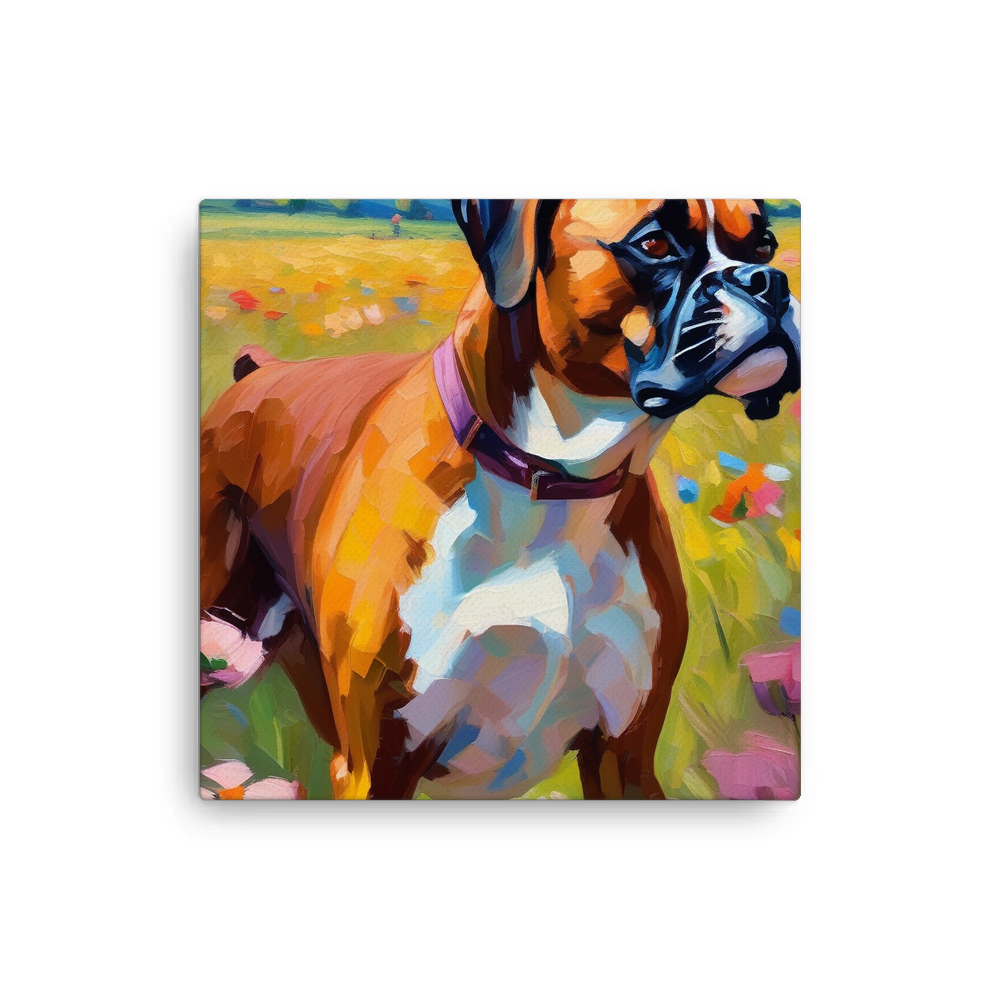 PugMug Custom Boxer Dog Canvas