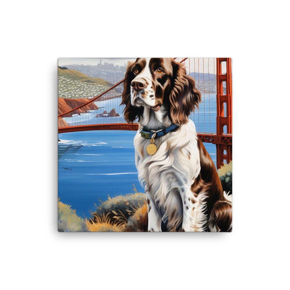 PugMug Custom English Springer Spaniel Canvas