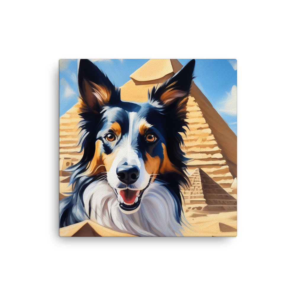 PugMug Custom Border Collie Canvas