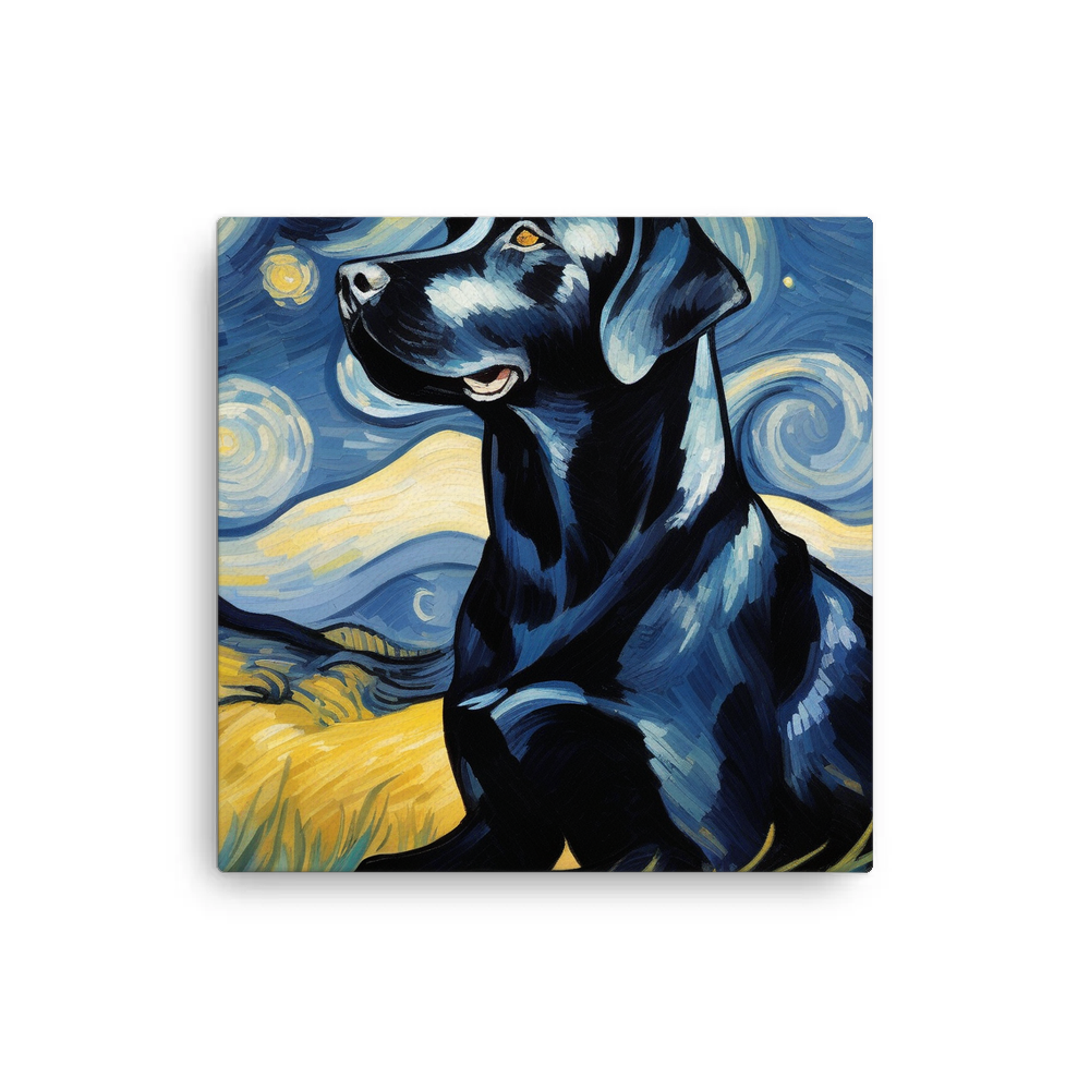 PugMug Custom Black Labrador Retriever Canvas