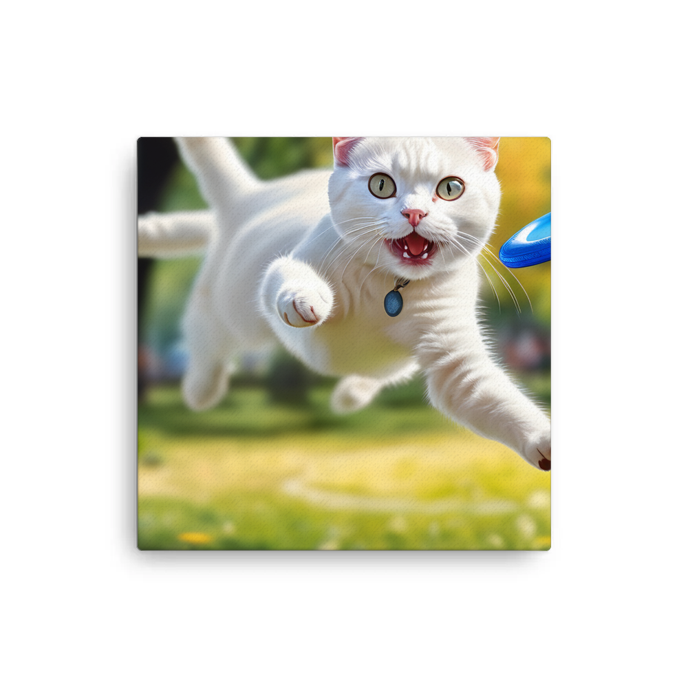 PugMug Custom White Exotic Cat Canvas