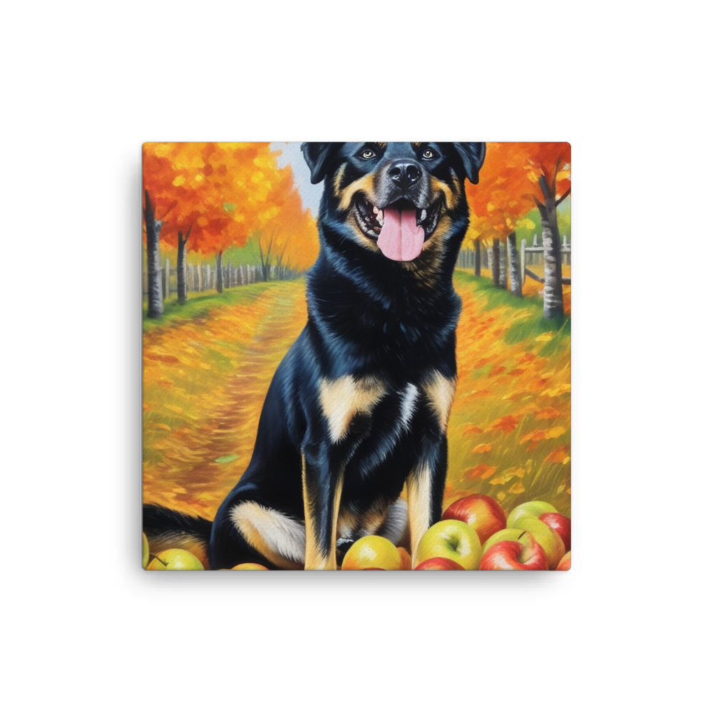 PugMug Custom Blue Canvas