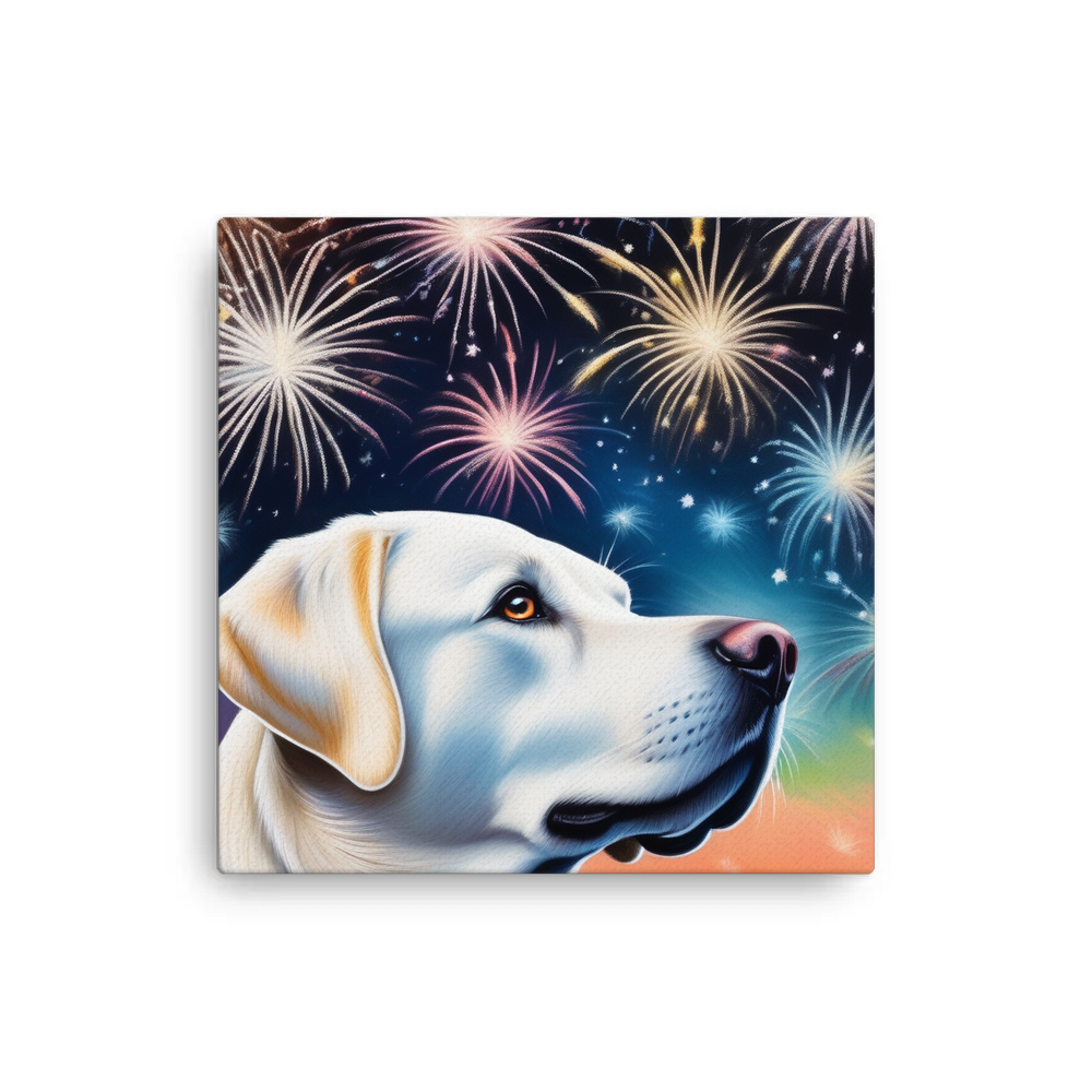 PugMug Custom White Labrador Retriever Canvas