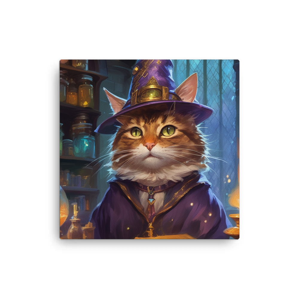 PugMug Custom Tabby Companion Cat Canvas