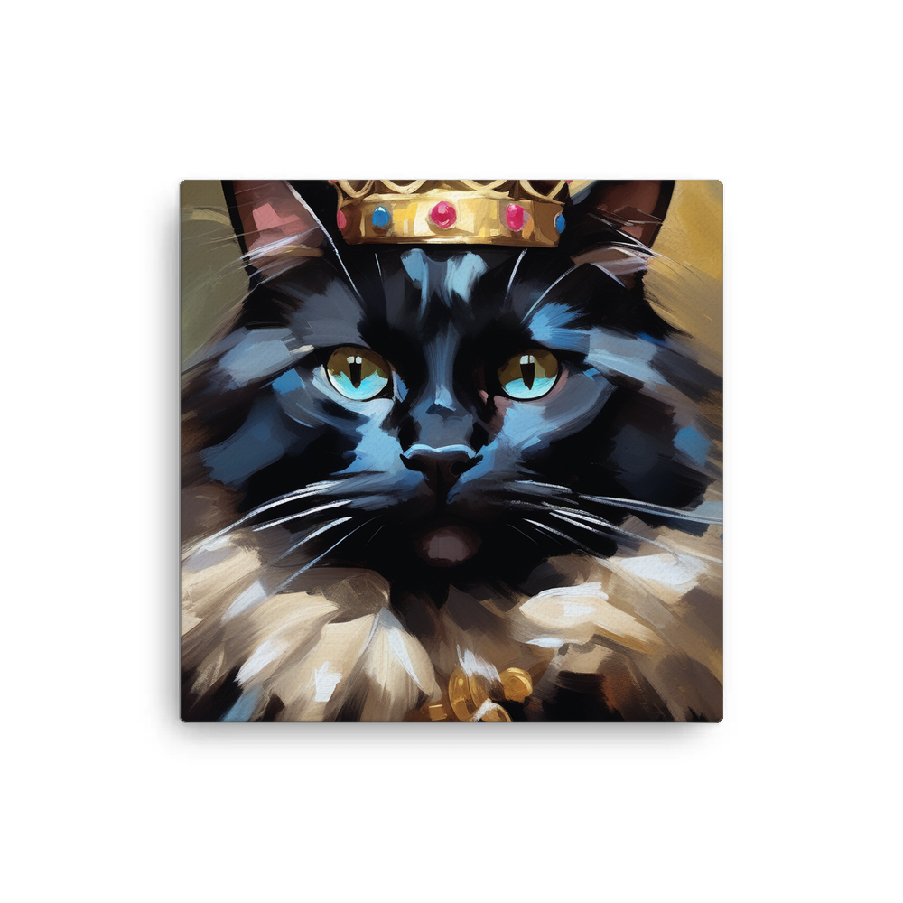 PugMug Custom Black Ragdoll Cat Canvas