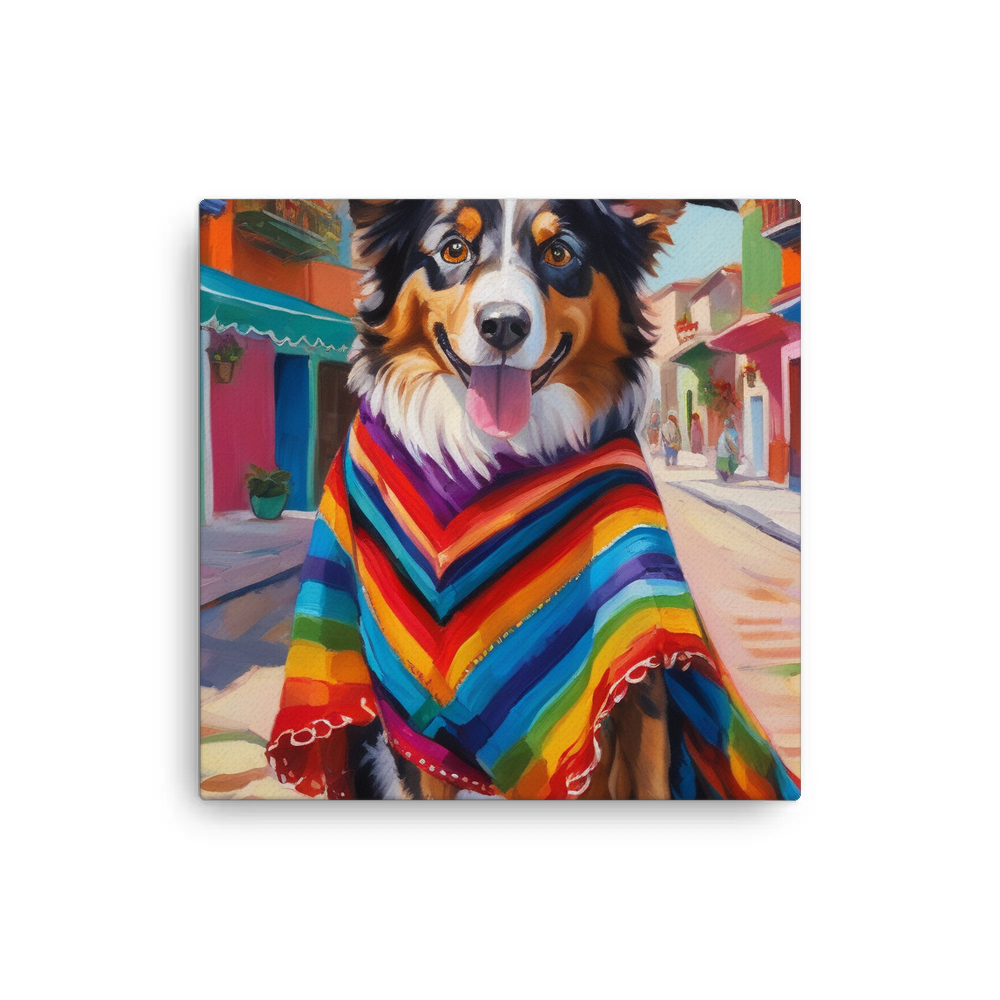 PugMug Custom Australian Shepherd Dog Canvas