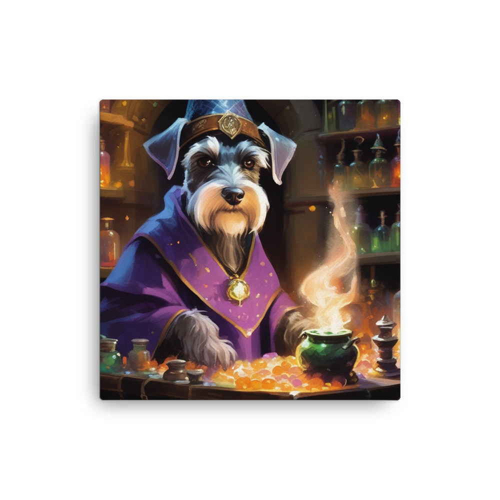 PugMug Custom Miniature Schnauzer Canvas