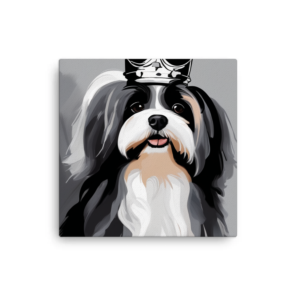 PugMug Custom Black-and-white Havanese Dog Canvas