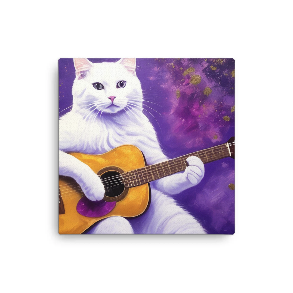 PugMug Custom White Companion Cat Canvas