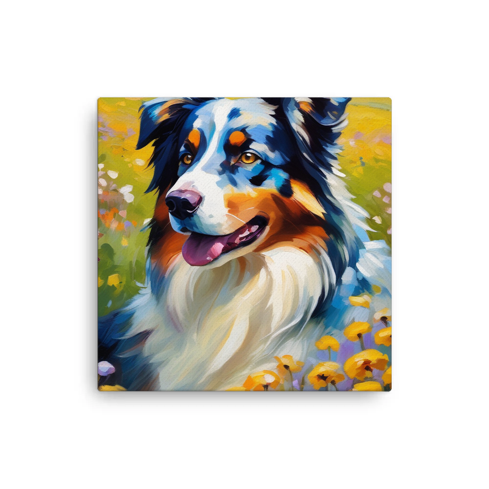 PugMug Custom Australian Shepherd Dog Canvas