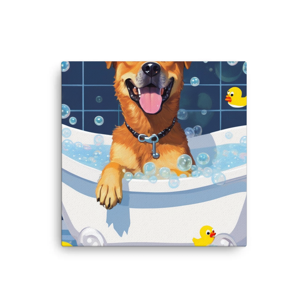 PugMug Custom Blue Canvas