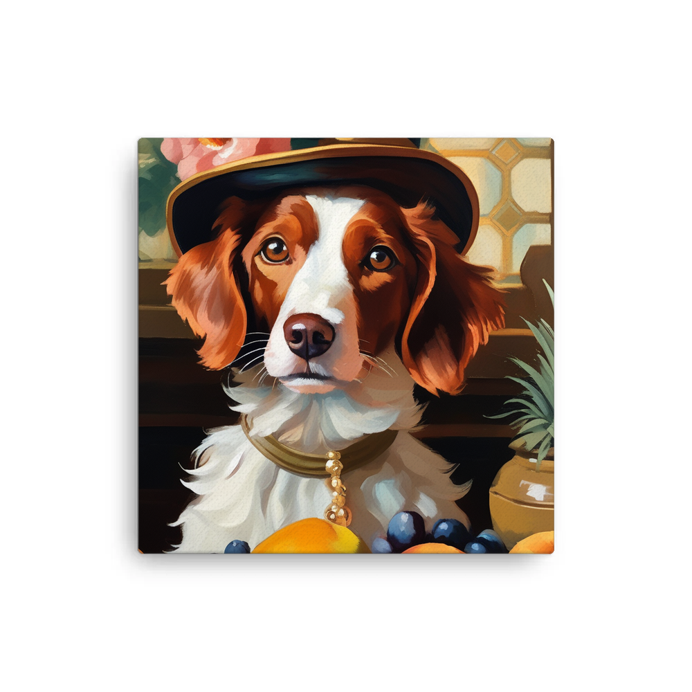 PugMug Custom Brittany Dog Canvas
