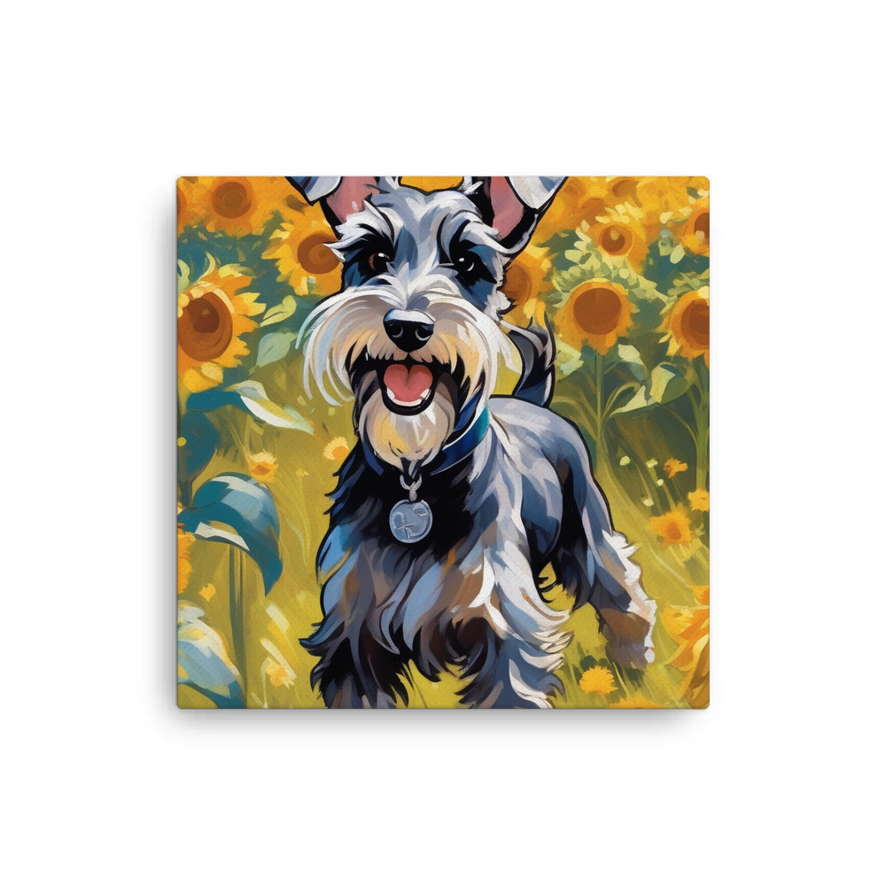 PugMug Custom Miniature Schnauzer Canvas