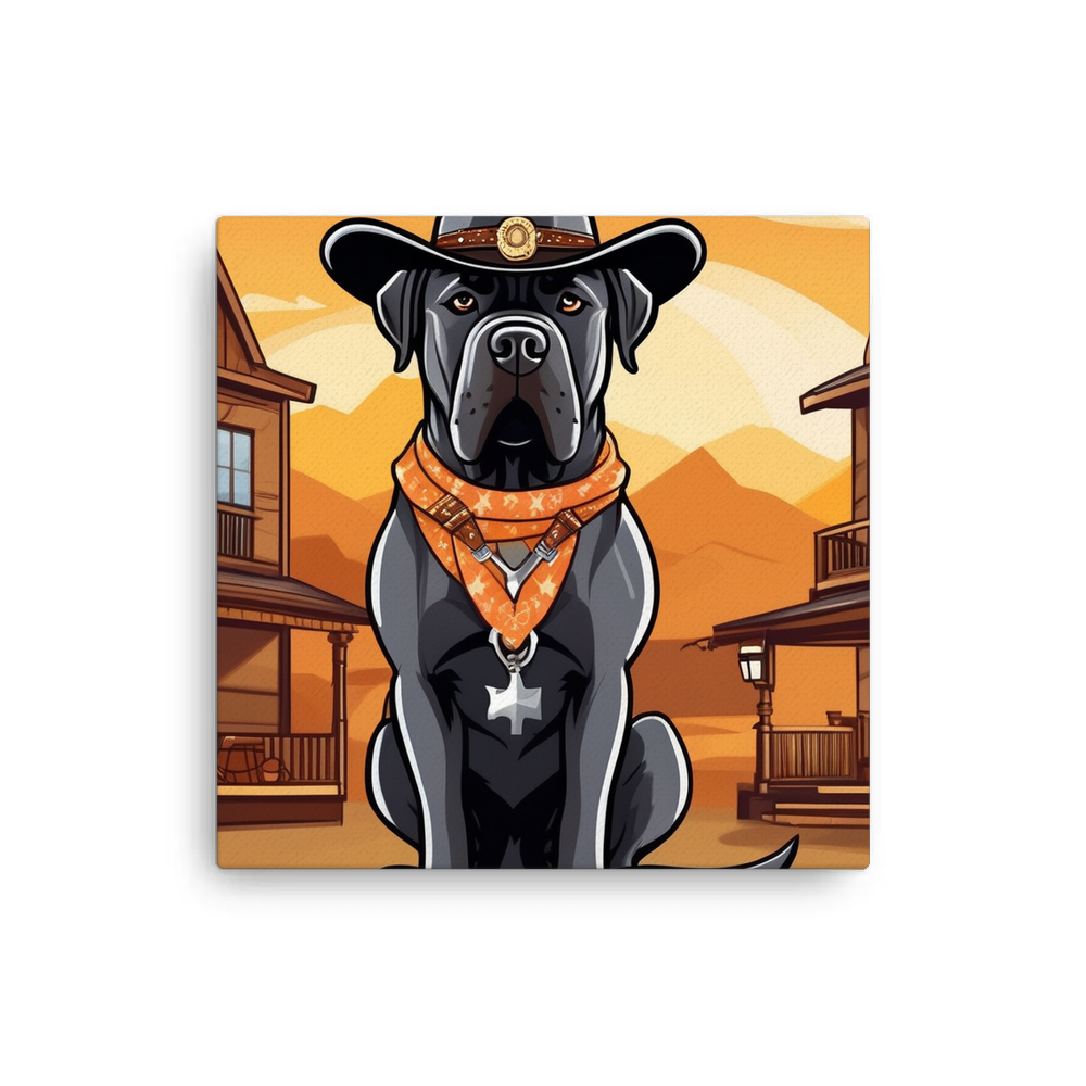 PugMug Custom Cane Corso Canvas