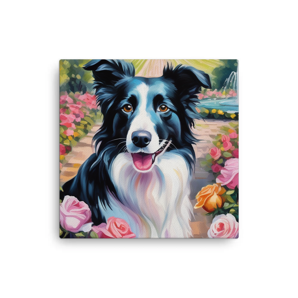 PugMug Custom Border Collie Canvas