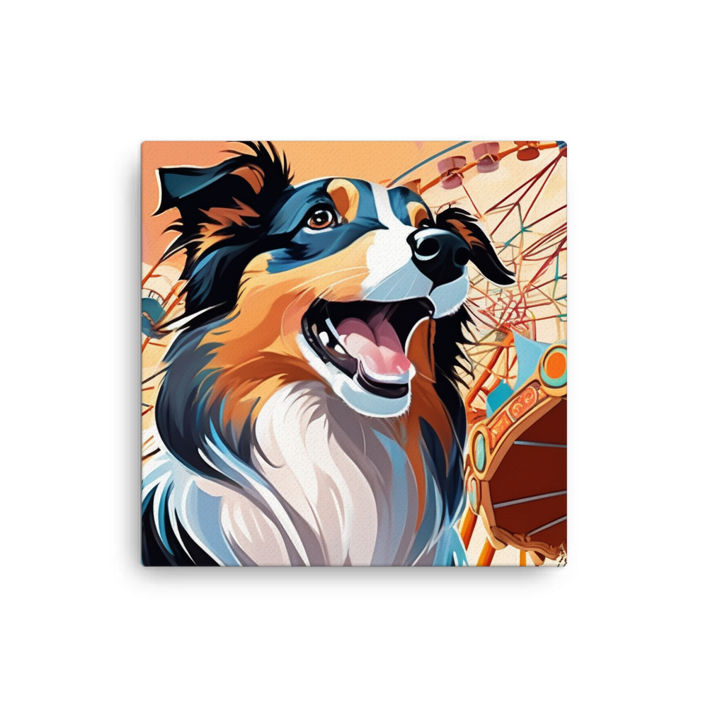 PugMug Custom Collie Canvas