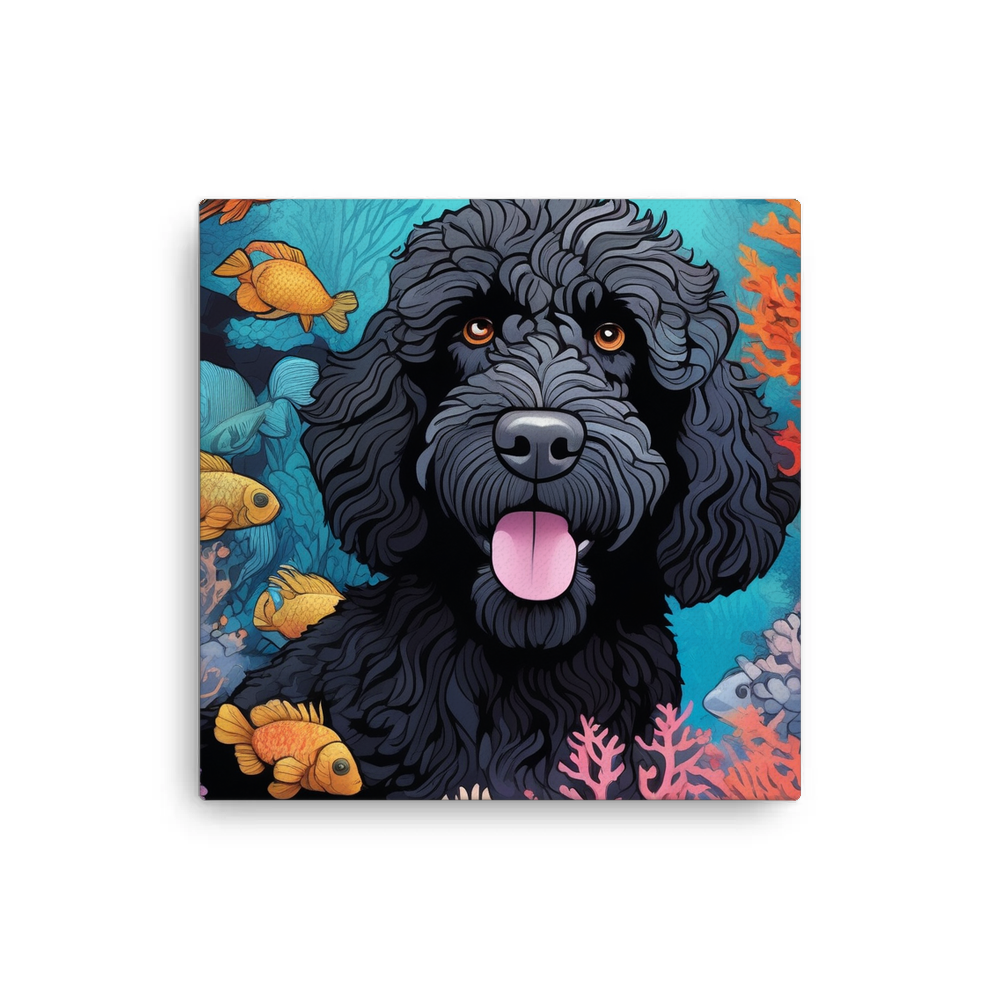 PugMug Custom Portuguese Water Dog Canvas