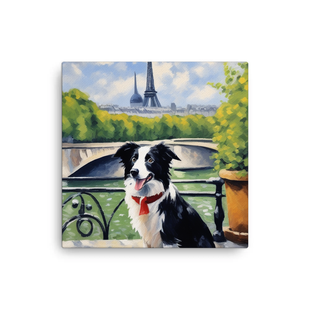 PugMug Custom Border Collie Canvas