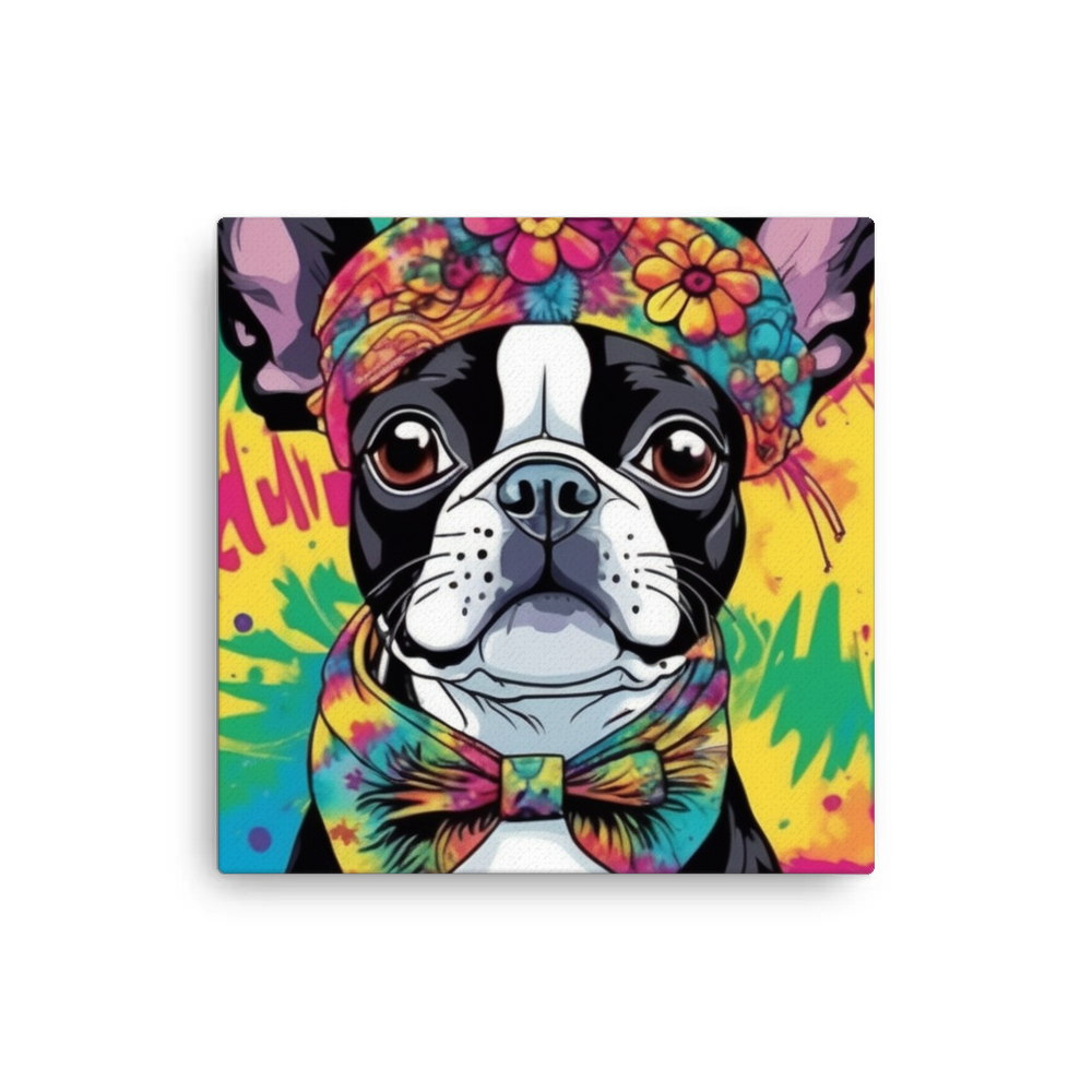 PugMug Custom Boston Terrier Canvas