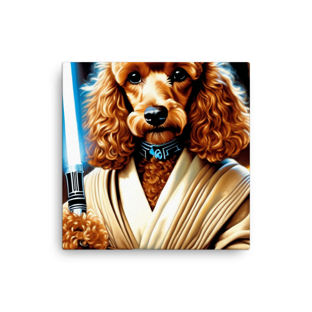 PugMug Custom Tan Poodle Canvas