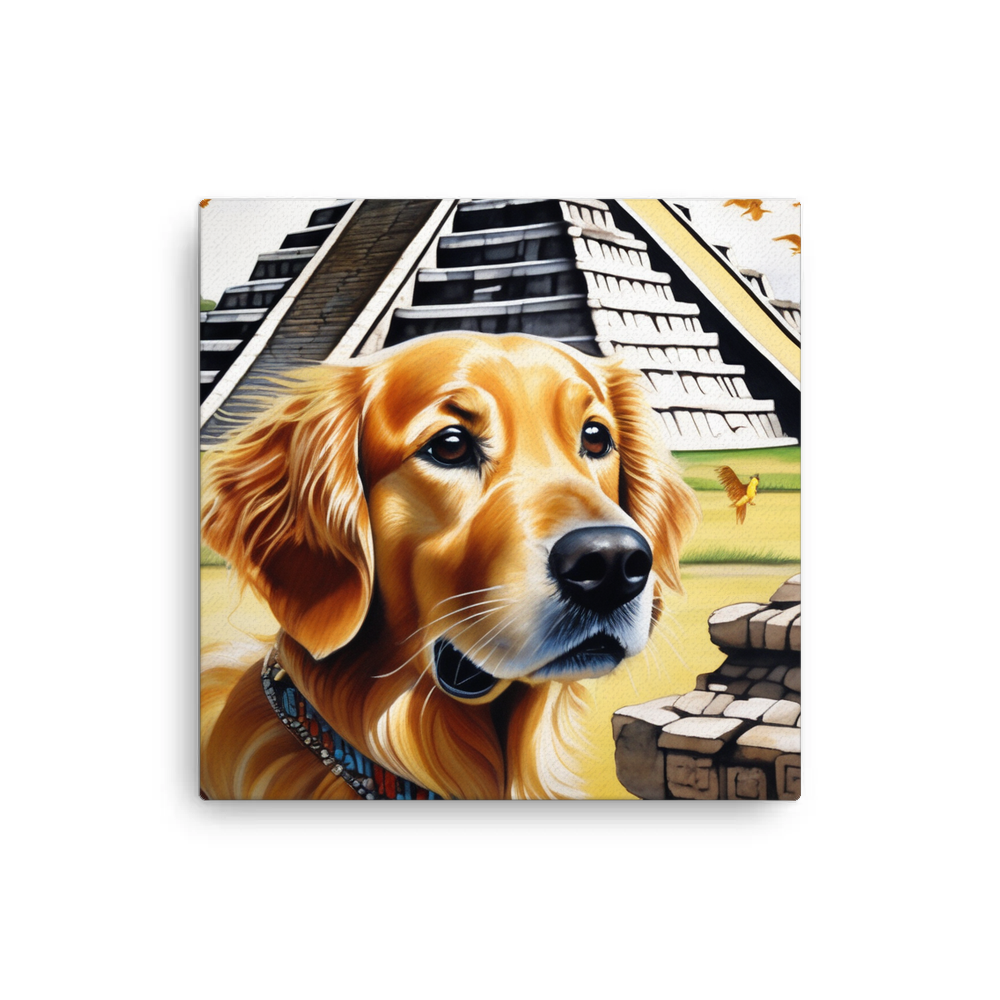 PugMug Custom Golden Retriever Canvas