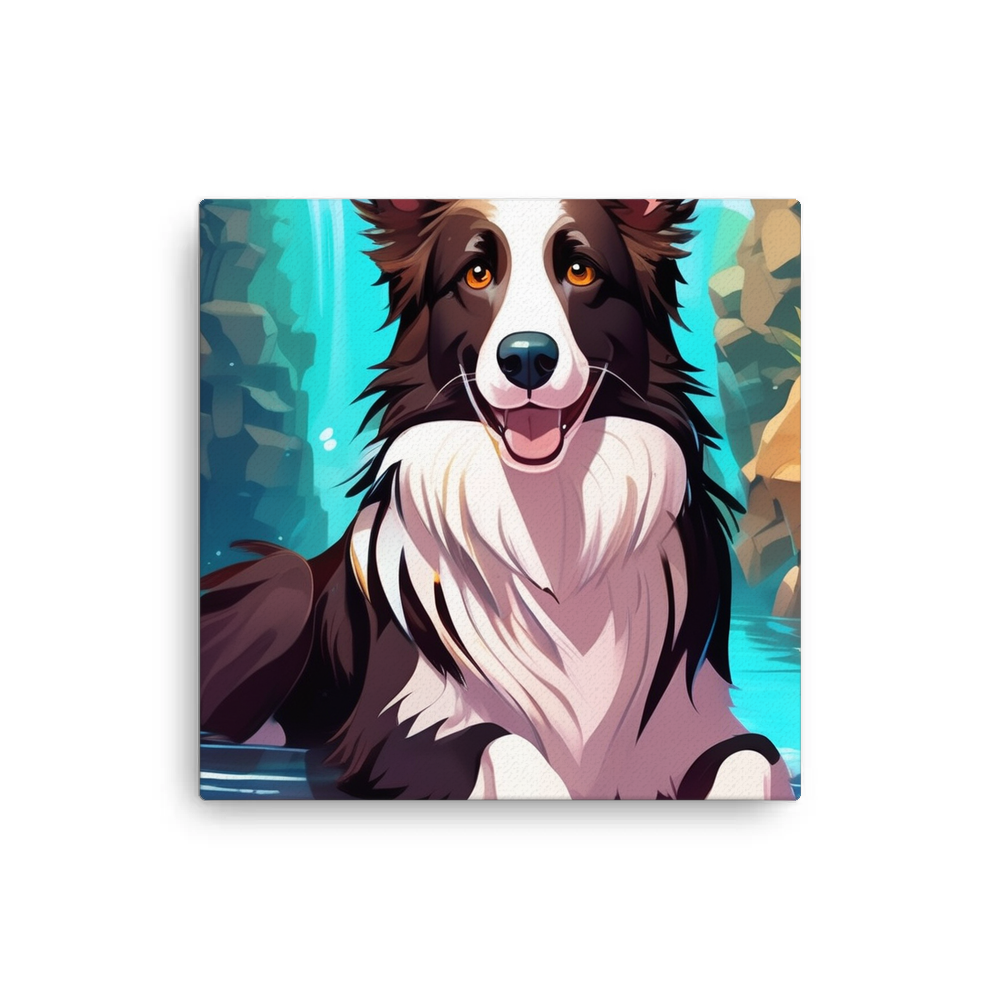 PugMug Custom Border Collie Canvas