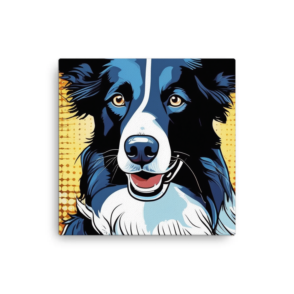 PugMug Custom Border Collie Canvas