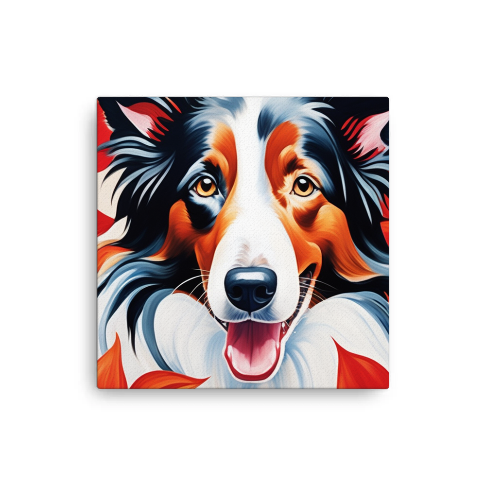 PugMug Custom Border Collie Canvas