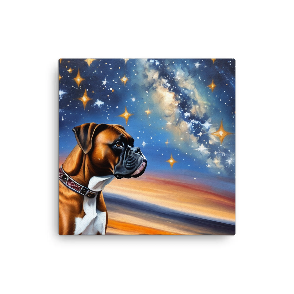 PugMug Custom Boxer Dog Canvas