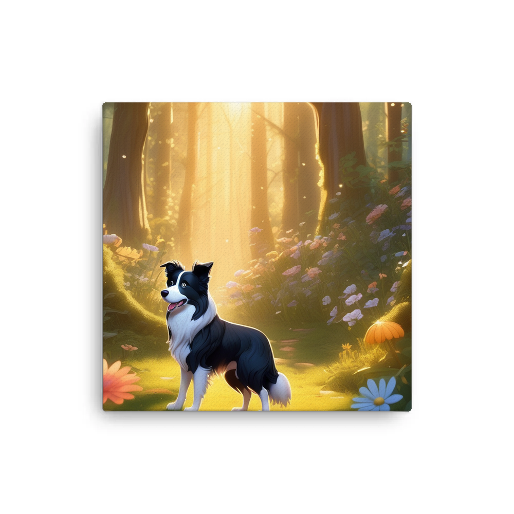 PugMug Custom Border Collie Canvas