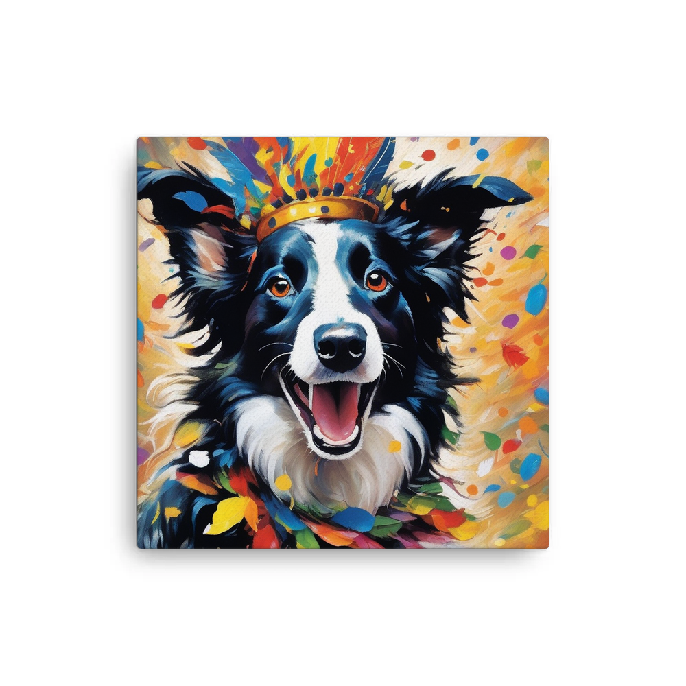 PugMug Custom Border Collie Canvas