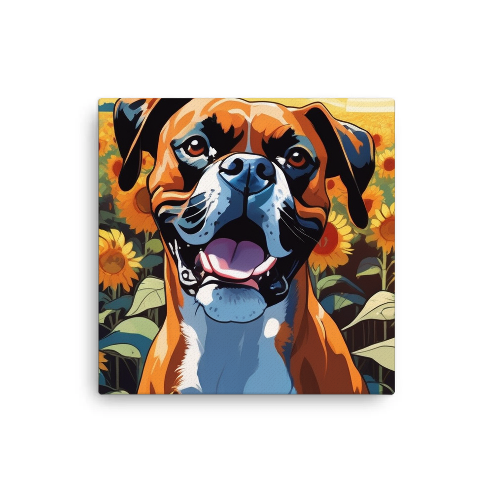 PugMug Custom Boxer Dog Canvas