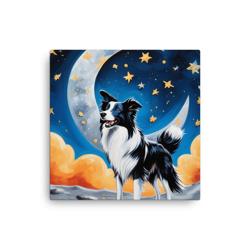 PugMug Custom Border Collie Canvas