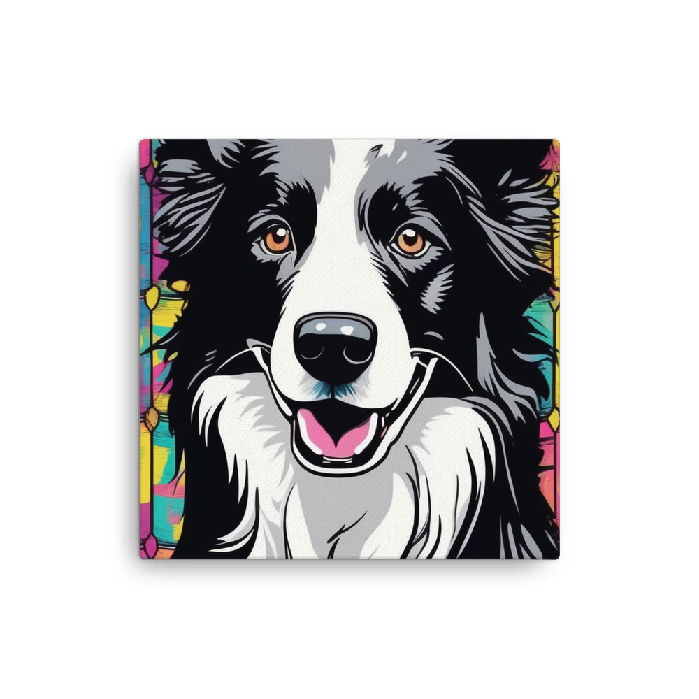 PugMug Custom Border Collie Canvas